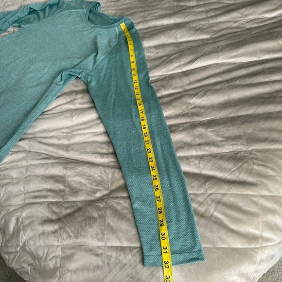 Lululemon Metal Vent Long Sleeve 2.0 - Tidewater Teal / Wild Mint Size Large - Picture 10 of 10